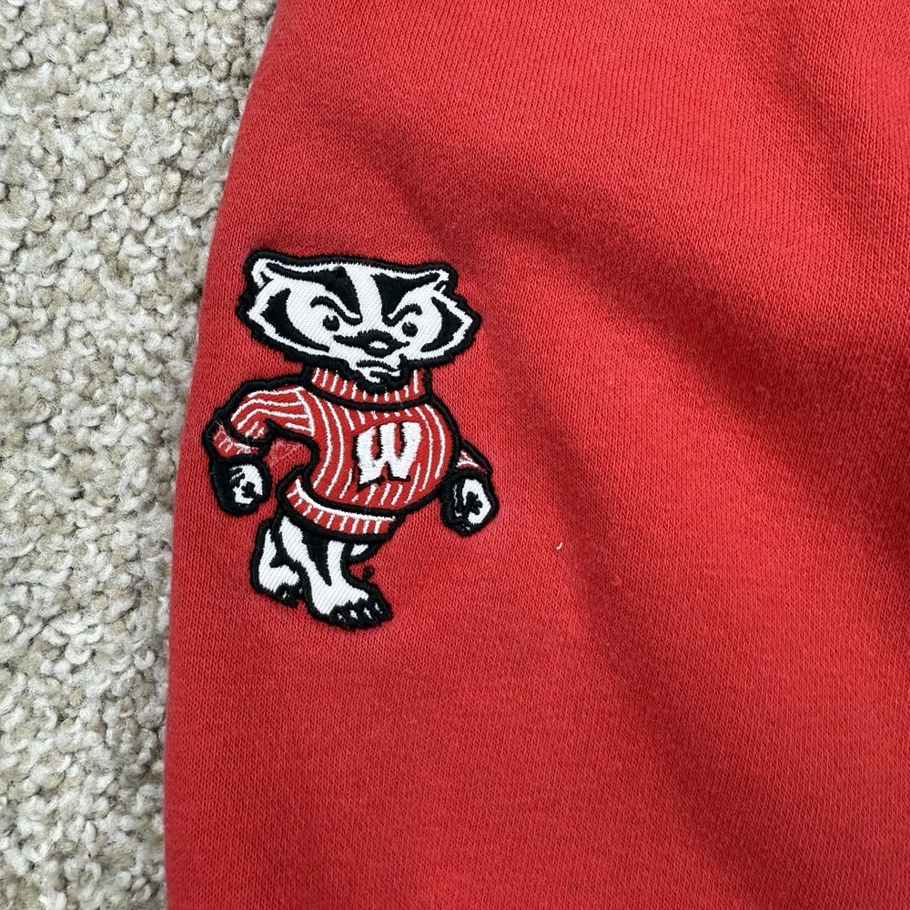 Wisconsin Badgers Zip Up Hoodie Men's XLarge American Classic Sportswear - Picture 8 of 12